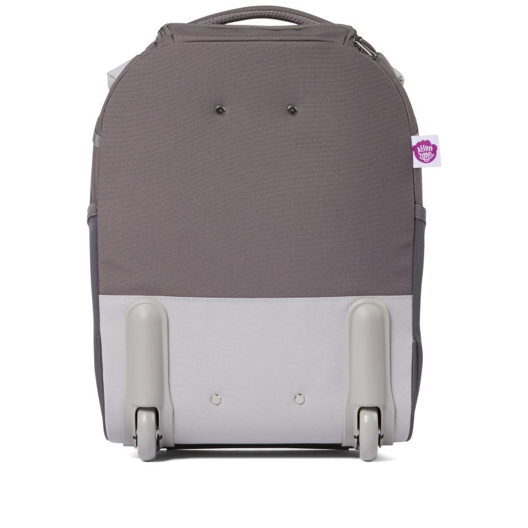 Koffer Kinderkoffer mit zwei Rollen Hund, Farbe: grau, Marke: Affenzahn, EAN: 4057081045341, Abmessungen in cm: 30x40x16.5, Bild 4 von 11