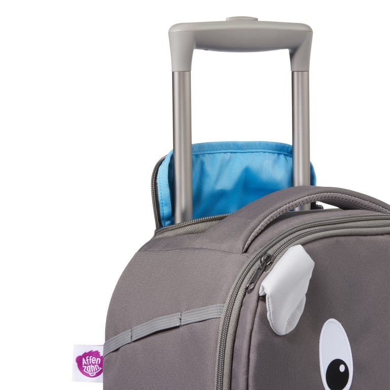 Koffer Kinderkoffer mit zwei Rollen Hund, Farbe: grau, Marke: Affenzahn, EAN: 4057081045341, Abmessungen in cm: 30x40x16.5, Bild 9 von 11