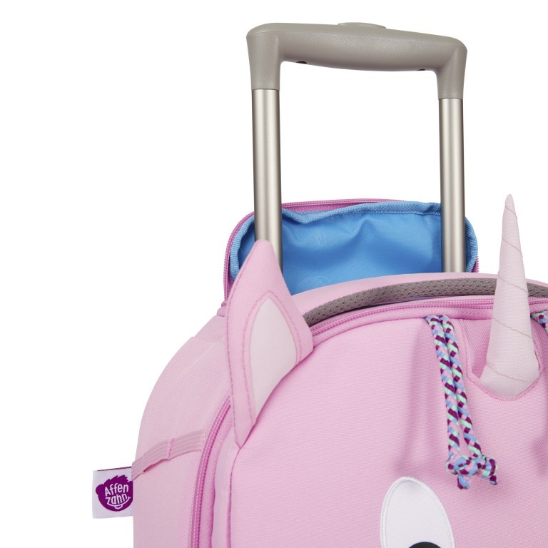 Koffer Kinderkoffer mit zwei Rollen Einhorn, Farbe: rosa/pink, Marke: Affenzahn, EAN: 4057081076826, Abmessungen in cm: 30x40x16.5, Bild 9 von 11