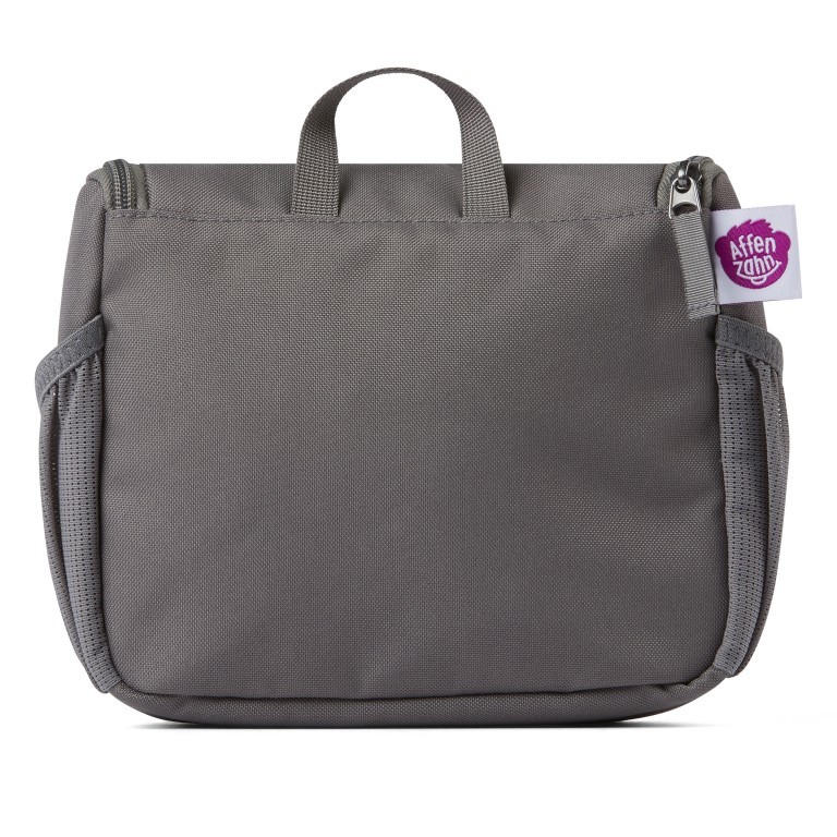 Kulturbeutel Kulturtasche für Kinder Hund, Farbe: grau, Marke: Affenzahn, EAN: 4057081039470, Abmessungen in cm: 17x20x7, Bild 3 von 6