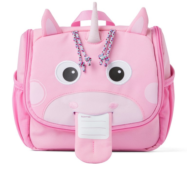 Kulturbeutel Kulturtasche für Kinder Einhorn, Farbe: rosa/pink, Marke: Affenzahn, EAN: 4057081076871, Abmessungen in cm: 17x20x7, Bild 6 von 6