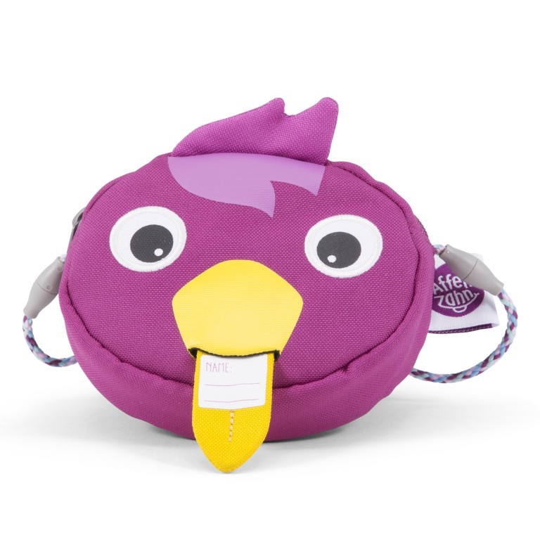 Geldbörse Kinderportemonnaie Vogel, Farbe: rosa/pink, Marke: Affenzahn, EAN: 4057081211289, Abmessungen in cm: 12x10x3, Bild 4 von 4