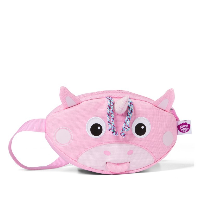 Gürteltasche Bauchtasche für Kinder Einhorn, Farbe: rosa/pink, Marke: Affenzahn, EAN: 4057081076833, Abmessungen in cm: 21.5x10x5.5, Bild 1 von 5