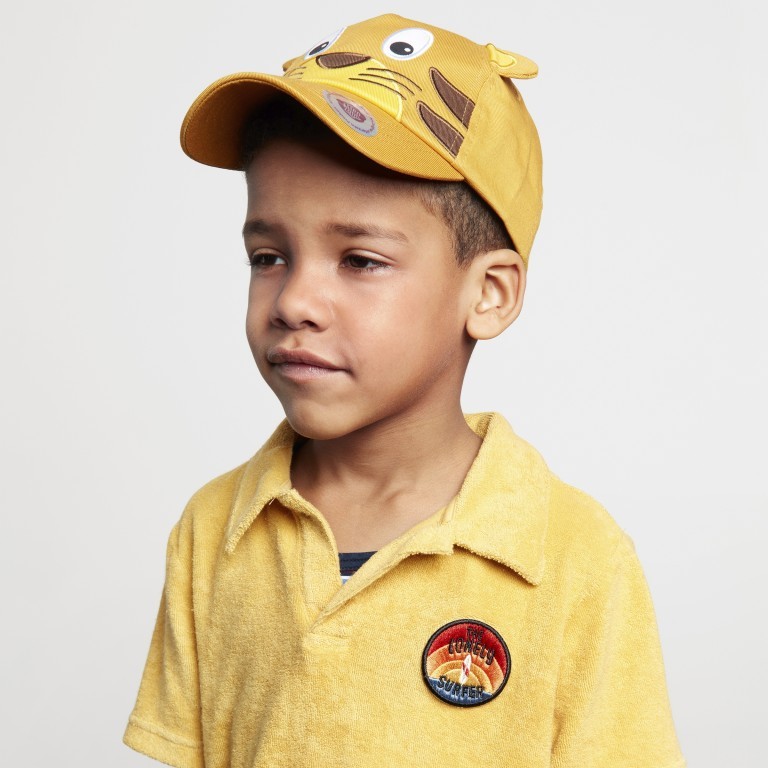 Kappe Cap für Kinder Größe S Tiger, Farbe: gelb, Marke: Affenzahn, EAN: 4057081045556, Abmessungen in cm: 17x9.5x24.5, Bild 3 von 4