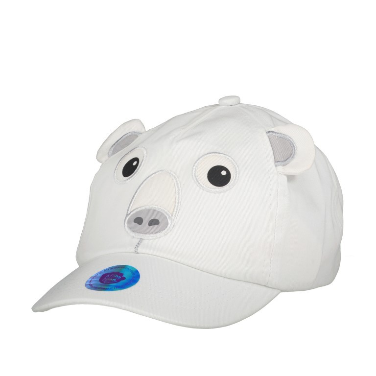 Kappe Cap für Kinder Größe S Polarbär, Farbe: weiß, Marke: Affenzahn, EAN: 4057081076888, Abmessungen in cm: 17x9.5x24.5, Bild 1 von 4