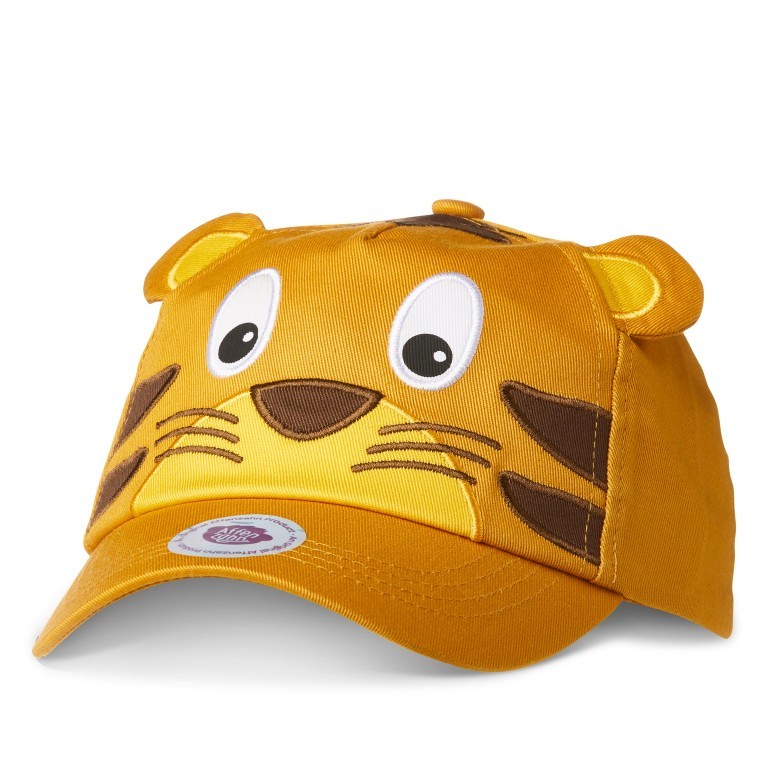 Kappe Cap für Kinder Größe M Tiger, Farbe: gelb, Marke: Affenzahn, EAN: 4057081070350, Abmessungen in cm: 18x9.5x25.5, Bild 1 von 4