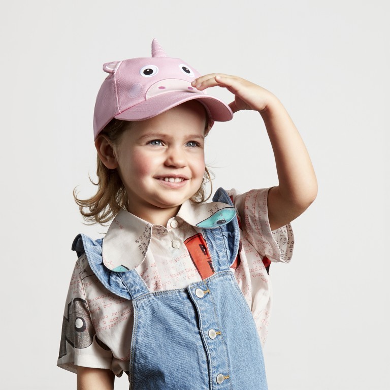 Kappe Cap für Kinder Größe M Einhorn, Farbe: rosa/pink, Marke: Affenzahn, EAN: 4057081070398, Abmessungen in cm: 18x9.5x25.5, Bild 3 von 4