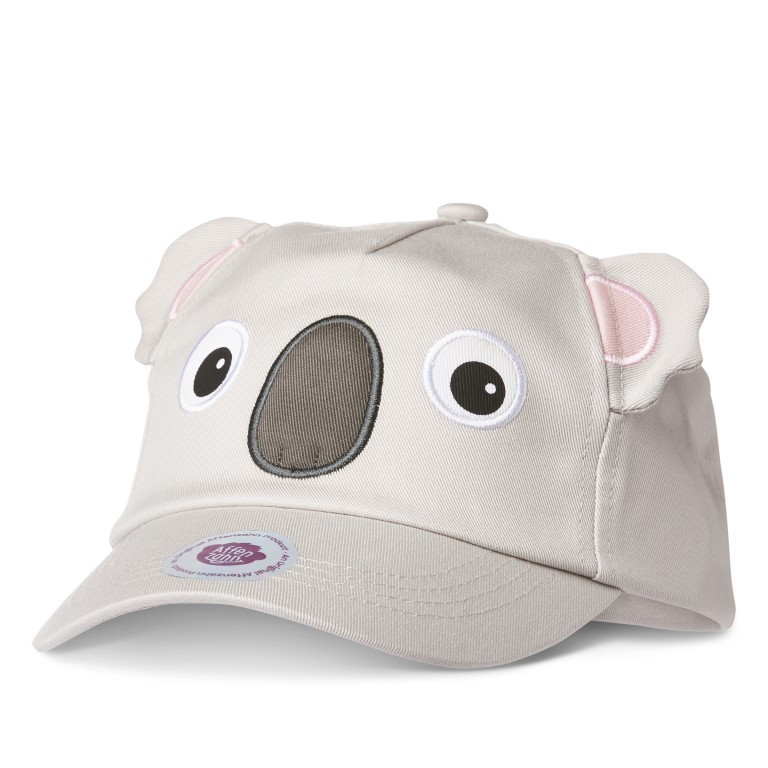Kappe Cap für Kinder Größe M Koala, Farbe: grau, Marke: Affenzahn, EAN: 4057081070404, Abmessungen in cm: 18x9.5x25.5, Bild 1 von 4