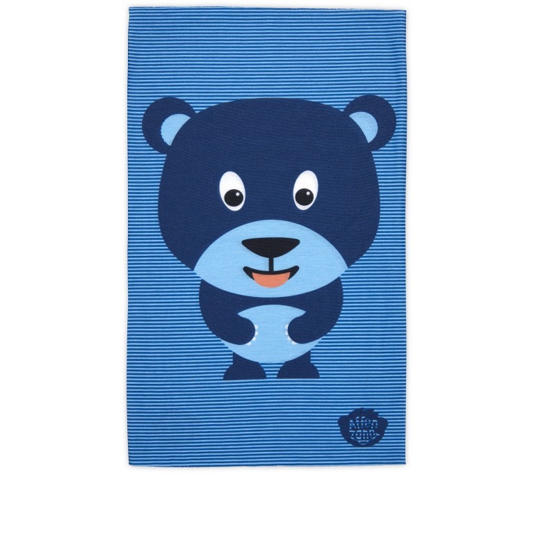 Loop Schlauchschal für Kinder Bär, Farbe: blau/petrol, Marke: Affenzahn, EAN: 4057081102297, Bild 1 von 5