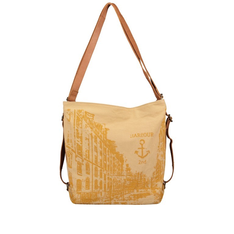 Rucksack / Beuteltasche Canvas Trave B3.8316 Oriental Mustard, Farbe: gelb, Marke: Harbour 2nd, EAN: 4046478056633, Bild 1 von 6