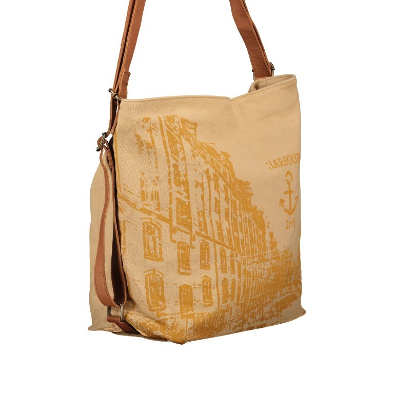 Rucksack / Beuteltasche Canvas Trave B3.8316 Oriental Mustard, Farbe: gelb, Marke: Harbour 2nd, EAN: 4046478056633, Bild 2 von 6