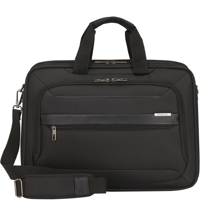 Laptoptasche Vectura Evo Laptop Bailhandle 17.3 Zoll mit Easy-Pass-System Black, Farbe: schwarz, Marke: Samsonite, EAN: 5414847971938, Abmessungen in cm: 44x32x12, Bild 1 von 11