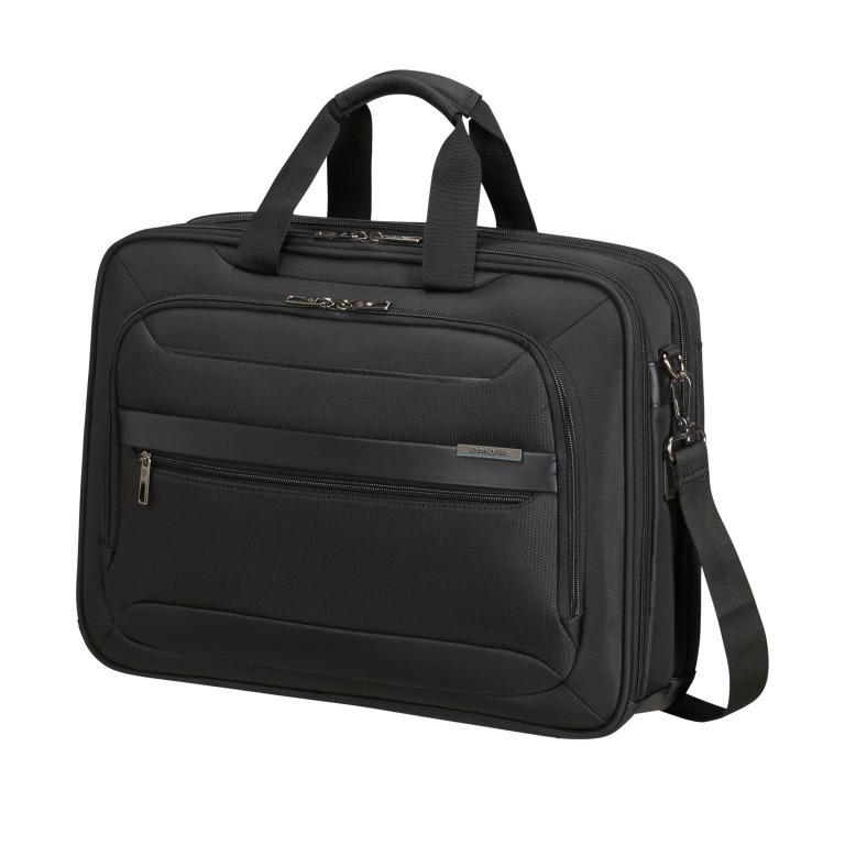 Laptoptasche Vectura Evo Laptop Bailhandle 17.3 Zoll mit Easy-Pass-System Black, Farbe: schwarz, Marke: Samsonite, EAN: 5414847971938, Abmessungen in cm: 44x32x12, Bild 2 von 11