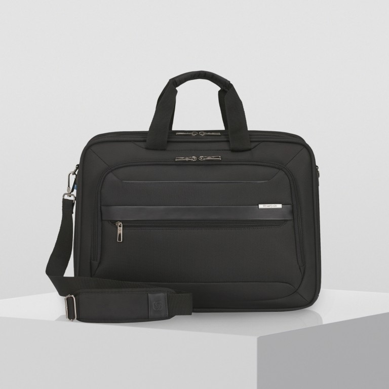 Laptoptasche Vectura Evo Laptop Bailhandle 17.3 Zoll mit Easy-Pass-System Black, Farbe: schwarz, Marke: Samsonite, EAN: 5414847971938, Abmessungen in cm: 44x32x12, Bild 11 von 11