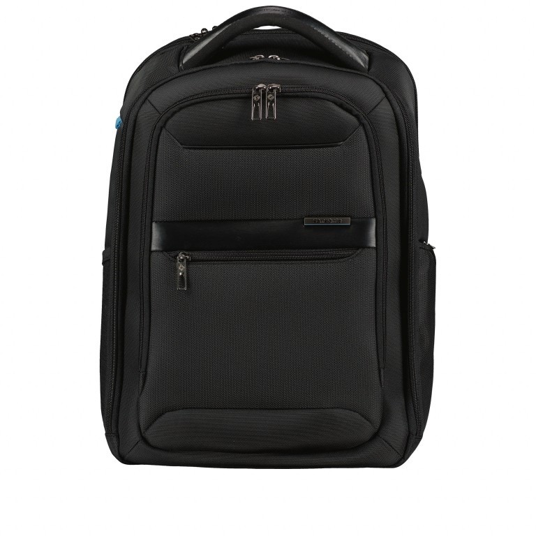Rucksack Vectura Evo Laptop Backpack 15.6 Zoll mit USB-Anschluss und Easy-Pass-System Black, Farbe: schwarz, Marke: Samsonite, EAN: 5414847971709, Abmessungen in cm: 29x44.5x18, Bild 1 von 9