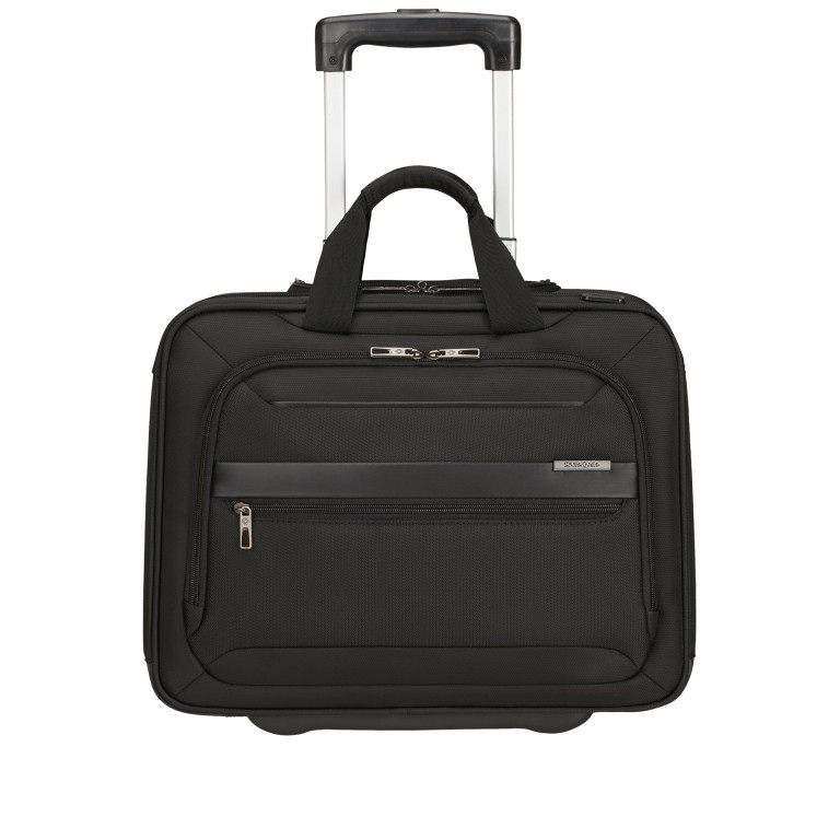 Pilotenkoffer Vectura Evo Business Case Wheels 15.6 Zoll mit USB-Anschluss Black, Farbe: schwarz, Marke: Samsonite, EAN: 5414847972034, Abmessungen in cm: 42x32x20, Bild 1 von 11