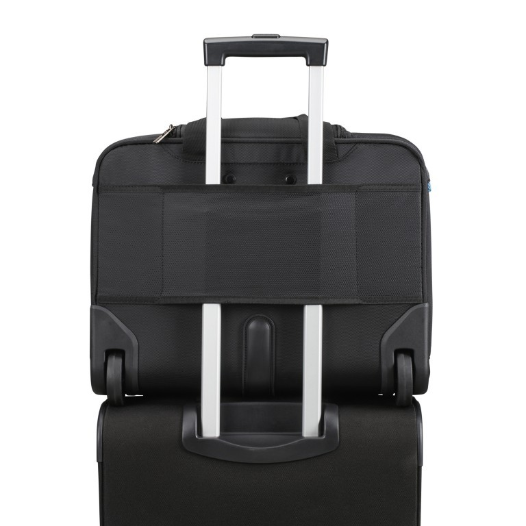 Pilotenkoffer Vectura Evo Business Case Wheels 15.6 Zoll mit USB-Anschluss Black, Farbe: schwarz, Marke: Samsonite, EAN: 5414847972034, Abmessungen in cm: 42x32x20, Bild 6 von 11