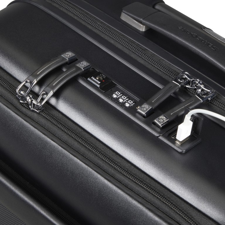Koffer Neopod Spinner 55 Expandable mit Schnellzugriff Black, Farbe: schwarz, Marke: Samsonite, EAN: 5400520132376, Bild 16 von 19