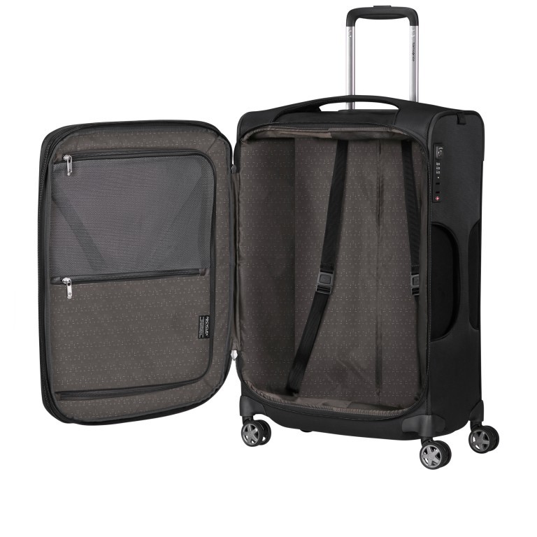 Koffer D'Lite Spinner 63 erweiterbar Black, Farbe: schwarz, Marke: Samsonite, EAN: 5400520108548, Bild 8 von 17