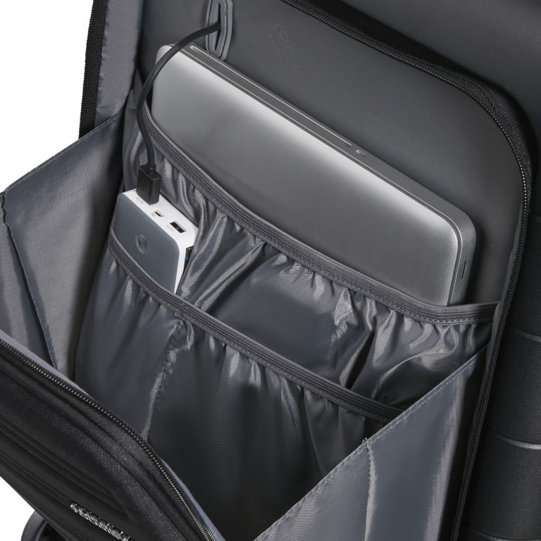 Koffer Novastream Spinner 55 Smart mit Laptopfach Dark Slate, Farbe: schwarz, Marke: American Tourister, EAN: 5400520127112, Bild 8 von 12