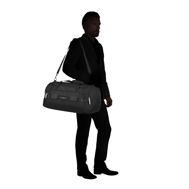 Reisetasche Sonora Duffle 55 Black, Farbe: schwarz, Marke: Samsonite, EAN: 5400520015419, Abmessungen in cm: 55x32x32, Bild 6 von 10
