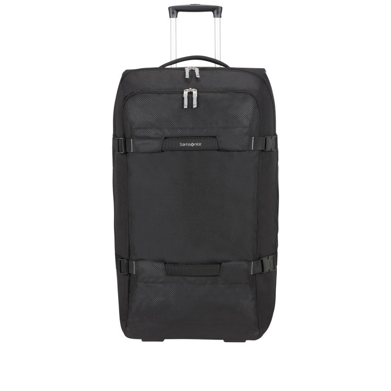 Reisetasche Sonora Duffle Wheels 82 mit zwei Rollen Black, Farbe: schwarz, Marke: Samsonite, EAN: 5400520015570, Abmessungen in cm: 44x82x31, Bild 1 von 8