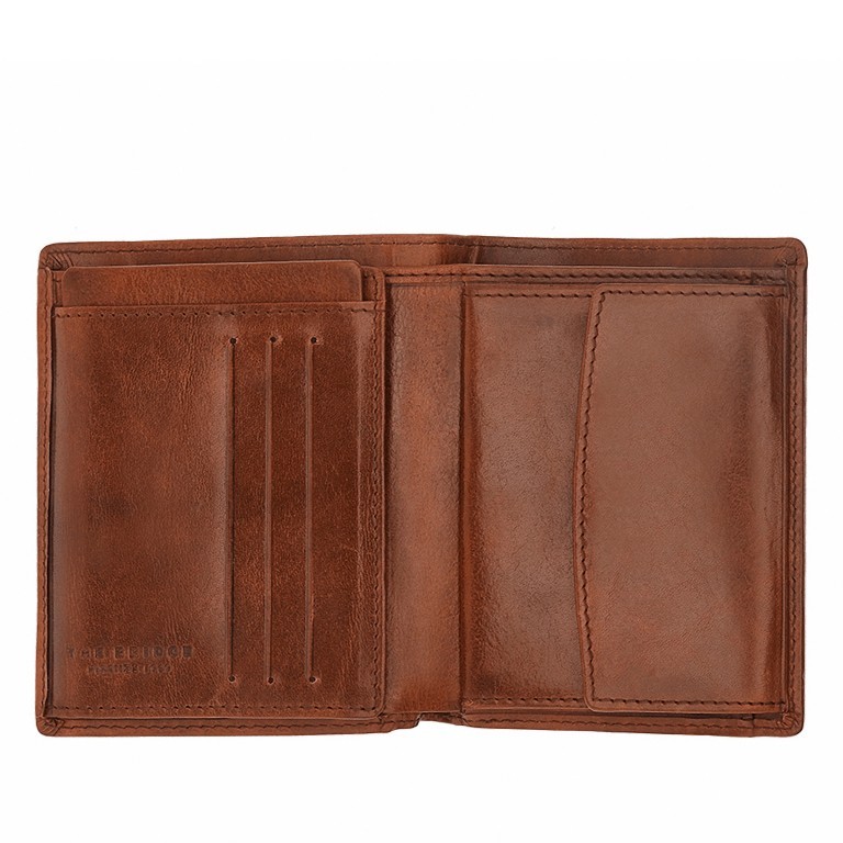 Geldbörse Story Uomo Marrone, Farbe: cognac, Marke: The Bridge, EAN: 8033748004582, Abmessungen in cm: 9.5x12.5x2.5, Bild 2 von 3