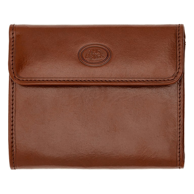 Geldbörse Story Donna Cognac, Farbe: cognac, Marke: The Bridge, EAN: 8033748009679, Abmessungen in cm: 12.5x10x2, Bild 1 von 3