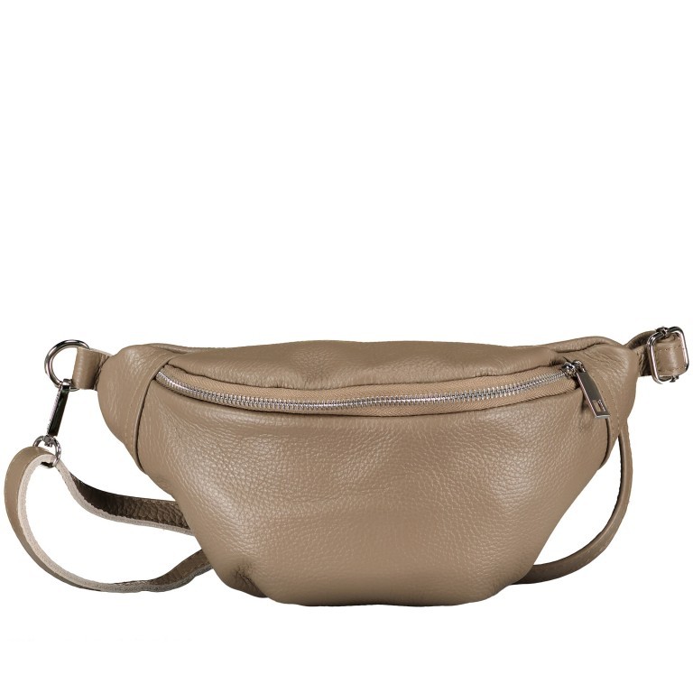 Gürteltasche Taupe, Farbe: taupe/khaki, Marke: Hausfelder Manufaktur, EAN: 4065646006331, Abmessungen in cm: 28x13x7, Bild 1 von 6