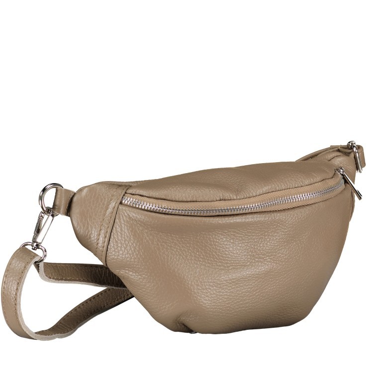 Gürteltasche Taupe, Farbe: taupe/khaki, Marke: Hausfelder Manufaktur, EAN: 4065646006331, Abmessungen in cm: 28x13x7, Bild 2 von 6