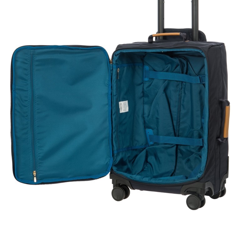 Koffer X-BAG & X-Travel 55 cm Ocean Blue, Farbe: blau/petrol, Marke: Brics, EAN: 8016623145624, Abmessungen in cm: 36x55x23, Bild 8 von 10