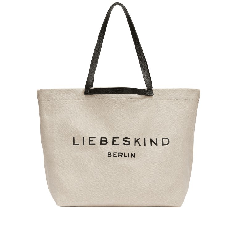 Shopper Basic Aurora Shopper L Pale Moon, Farbe: beige, Marke: Liebeskind Berlin, EAN: 4064657047036, Abmessungen in cm: 55.5x38x19, Bild 1 von 5