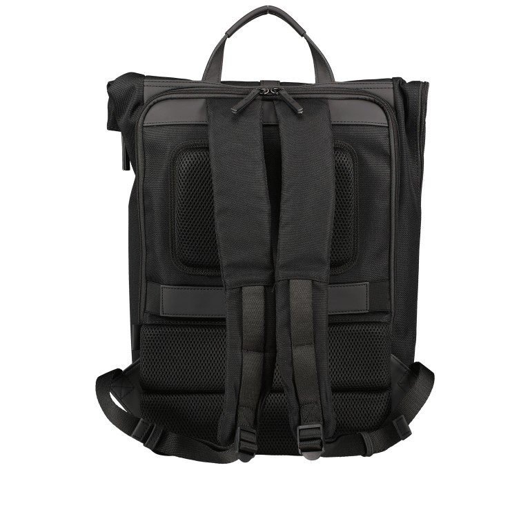 Rucksack Helsinki Backpack Courier mit Laptopfach 15 Zoll Black, Farbe: schwarz, Marke: Jost, EAN: 4025307766882, Bild 4 von 10