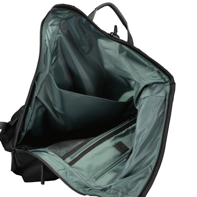 Rucksack Helsinki Backpack Courier mit Laptopfach 15 Zoll Black, Farbe: schwarz, Marke: Jost, EAN: 4025307766882, Bild 9 von 10