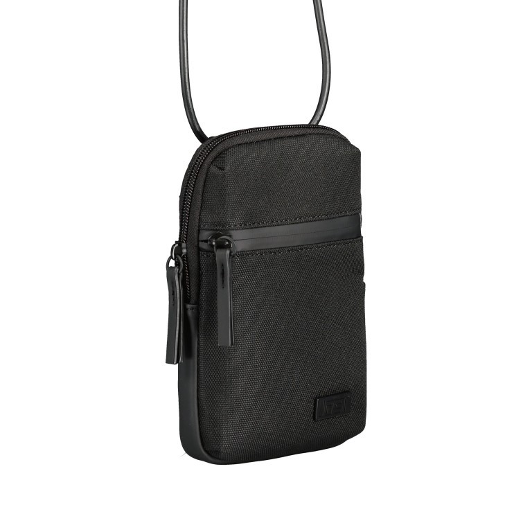 Handytasche Helsinki Pouch Black, Farbe: schwarz, Marke: Jost, EAN: 4025307766868, Abmessungen in cm: 13x19x3, Bild 2 von 7