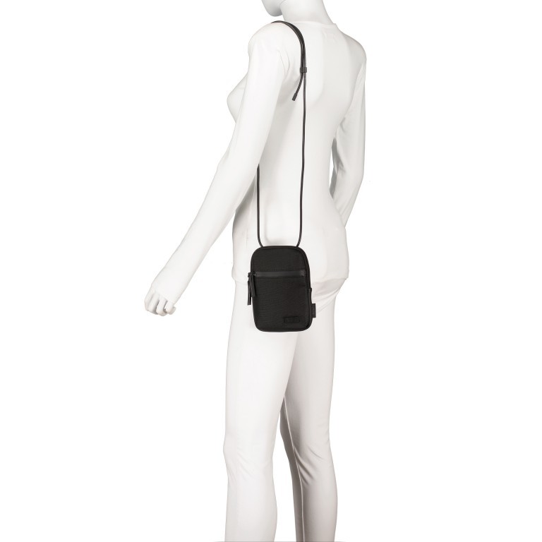 Handytasche Helsinki Pouch Black, Farbe: schwarz, Marke: Jost, EAN: 4025307766868, Abmessungen in cm: 13x19x3, Bild 5 von 7
