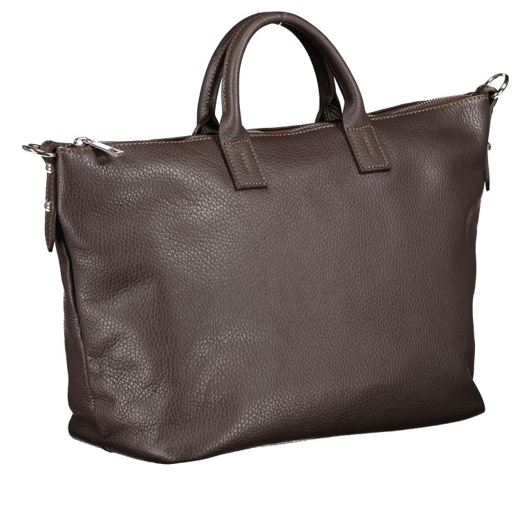 Handtasche Braun, Farbe: braun, Marke: Hausfelder Manufaktur, EAN: 4065646006485, Abmessungen in cm: 30x25x14, Bild 2 von 7