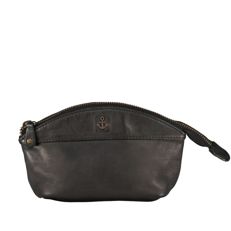 Kosmetiktasche Anchor-Love Fiorella B3.1119 Dark Ash, Farbe: anthrazit, Marke: Harbour 2nd, EAN: 4046478031470, Abmessungen in cm: 15x11.5x4, Bild 1 von 4