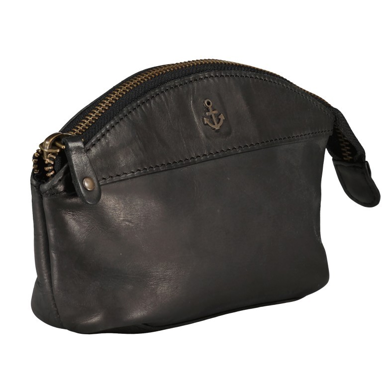 Kosmetiktasche Anchor-Love Fiorella B3.1119 Dark Ash, Farbe: anthrazit, Marke: Harbour 2nd, EAN: 4046478031470, Abmessungen in cm: 15x11.5x4, Bild 2 von 4