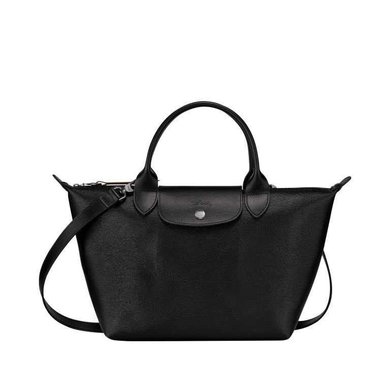 Handtasche Le Pliage City Handtasche S mit Schulterriemen Schwarz, Farbe: schwarz, Marke: Longchamp, EAN: 3597922151240, Abmessungen in cm: 25x23x16, Bild 1 von 5