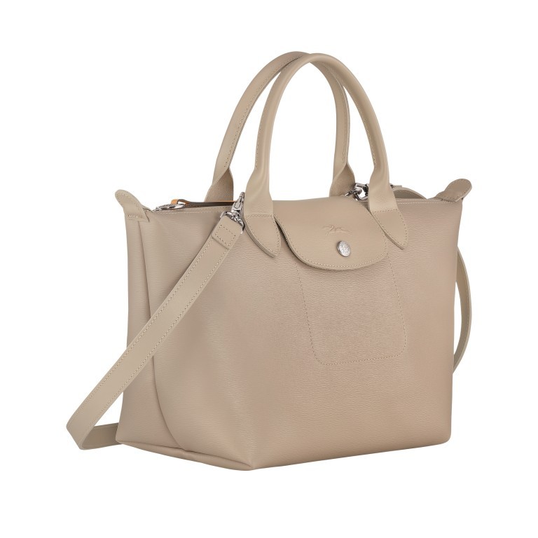 Handtasche Le Pliage City Handtasche S mit Schulterriemen Sand, Farbe: beige, Marke: Longchamp, EAN: 3597922151301, Abmessungen in cm: 25x23x16, Bild 2 von 5