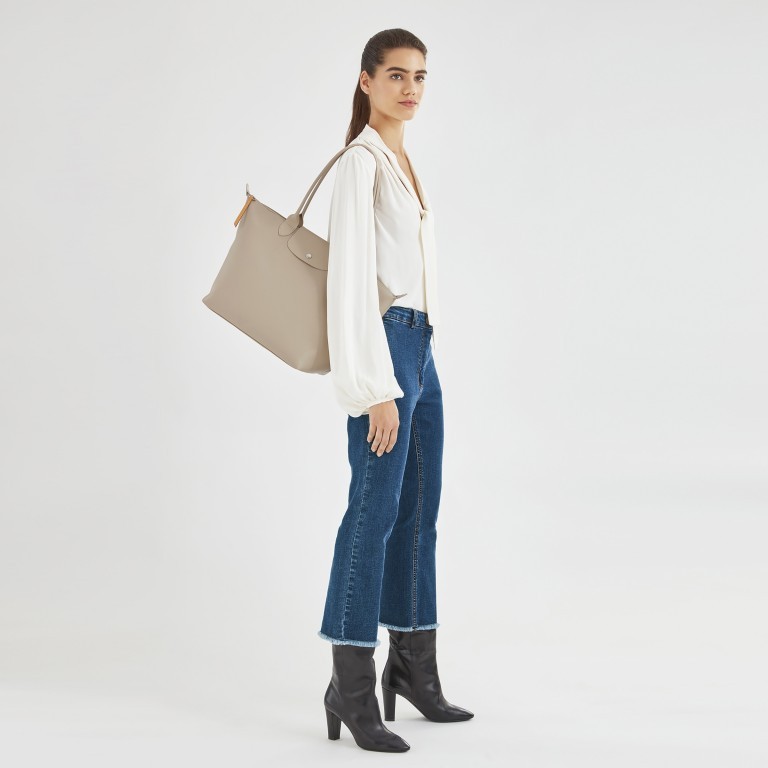Shopper Le Pliage City Shopper L Sand, Farbe: beige, Marke: Longchamp, EAN: 3597922150649, Abmessungen in cm: 31x30x19, Bild 4 von 4