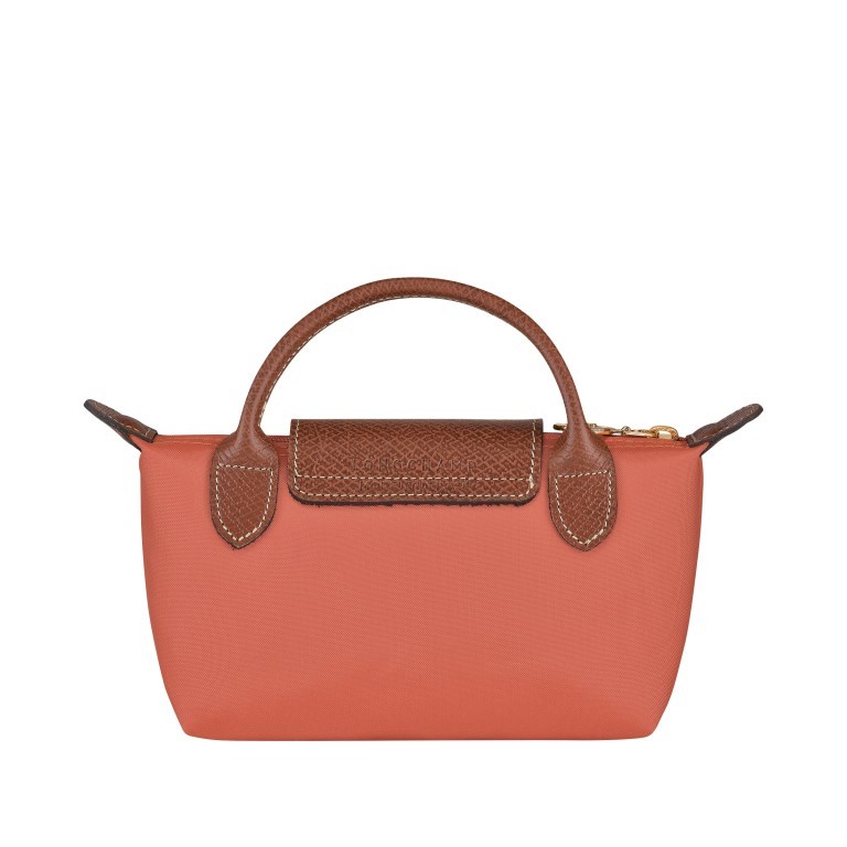 Kosmetiktasche Le Pliage Pochette Rose, Farbe: rosa/pink, Marke: Longchamp, EAN: 3597922144181, Abmessungen in cm: 17x10x5.5, Bild 3 von 5