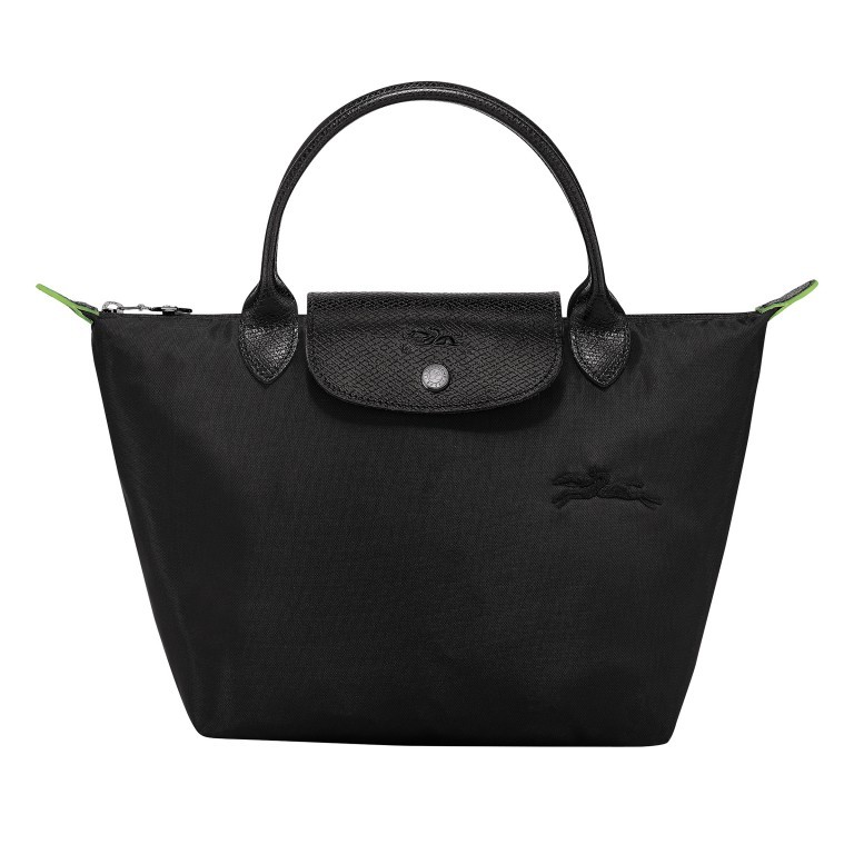 Handtasche Le Pliage Green Handtasche S Schwarz, Farbe: schwarz, Marke: Longchamp, EAN: 3597922084807, Abmessungen in cm: 23x22x14, Bild 1 von 5