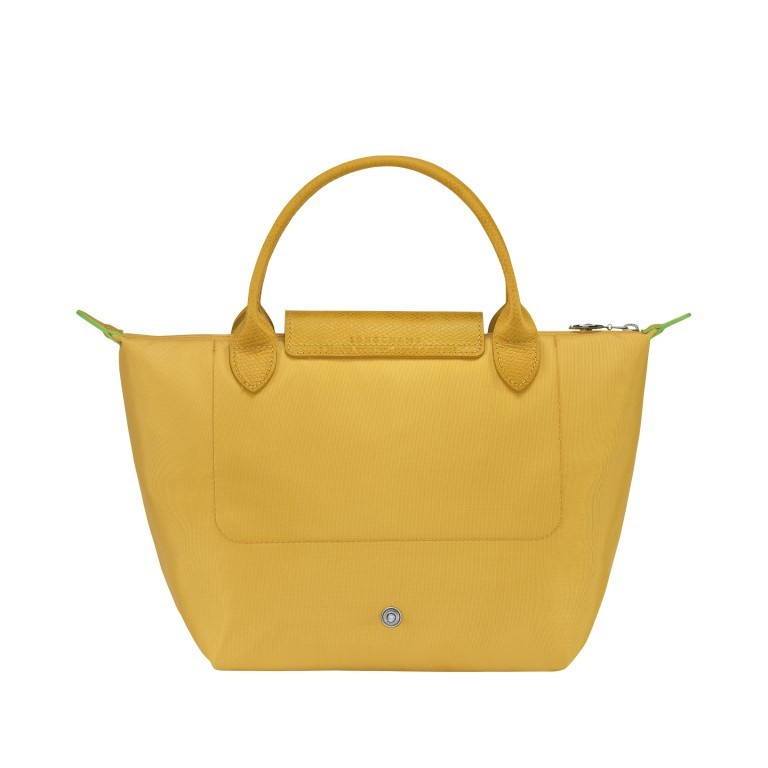 Handtasche Le Pliage Green Handtasche S Gelb, Farbe: gelb, Marke: Longchamp, EAN: 3597922140701, Abmessungen in cm: 23x22x14, Bild 3 von 5