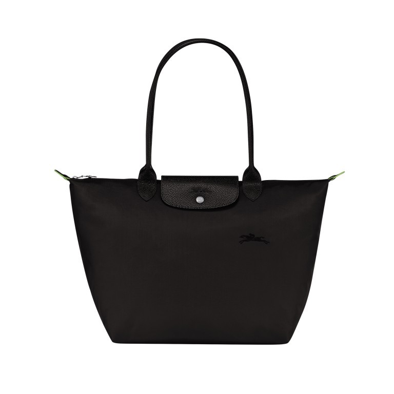 Shopper Le Pliage Green Shopper L Schwarz, Farbe: schwarz, Marke: Longchamp, EAN: 3597922085040, Abmessungen in cm: 31x30x19, Bild 1 von 5