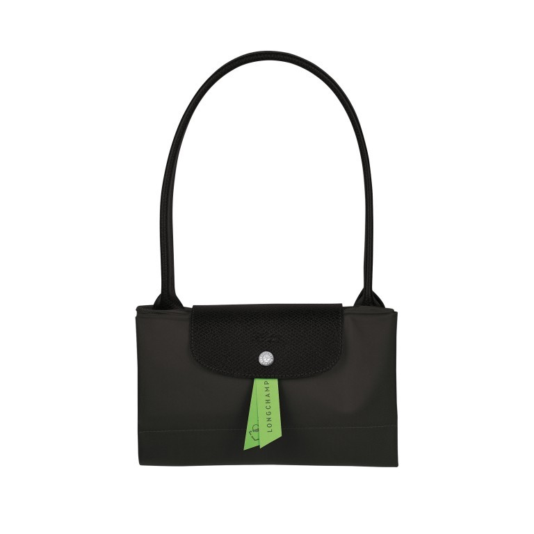 Shopper Le Pliage Green Shopper L Schwarz, Farbe: schwarz, Marke: Longchamp, EAN: 3597922085040, Abmessungen in cm: 31x30x19, Bild 5 von 5