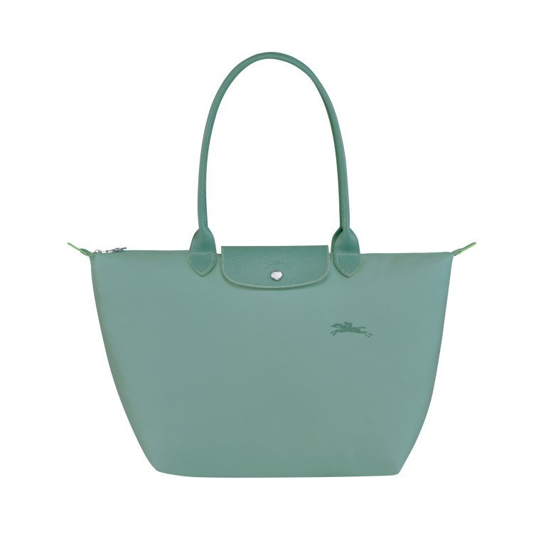 Shopper Le Pliage Green Shopper L Türkis, Farbe: grün/oliv, Marke: Longchamp, EAN: 3597922141081, Abmessungen in cm: 31x30x19, Bild 1 von 6