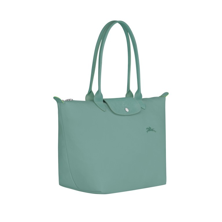 Shopper Le Pliage Green Shopper L Türkis, Farbe: grün/oliv, Marke: Longchamp, EAN: 3597922141081, Abmessungen in cm: 31x30x19, Bild 2 von 6
