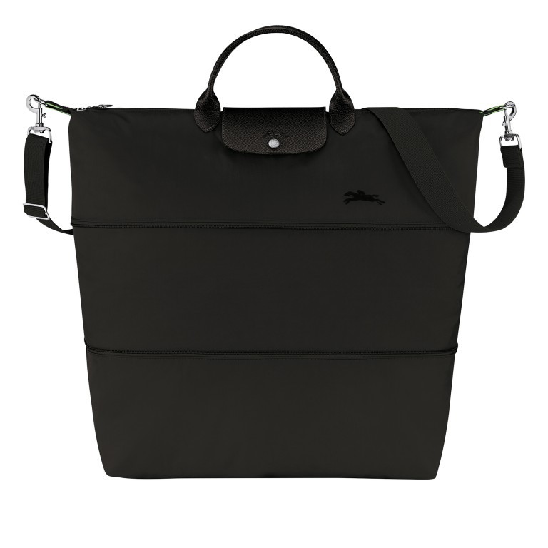 Reisetasche Le Pliage Green erweiterbar Schwarz, Farbe: schwarz, Marke: Longchamp, EAN: 3597922085941, Bild 1 von 7